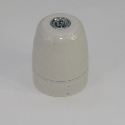 Lamphouder Fitting E27 Porselein M10 met Ring Vollmann