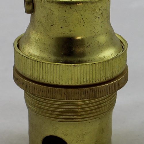 Lamphouder Halogeenlamp Fitting B22D Messing+Ring Omb22-1 1xm10