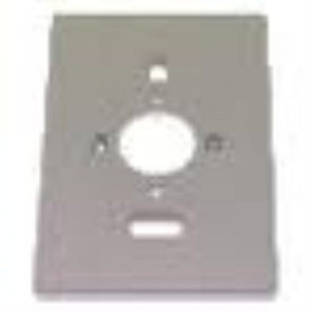 Montageplaat Met Moeren Met Gat 1-Voudig Crème 898-77