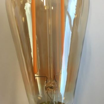HP-Led Filament Rustiek 2W E27 2200K 160Lm Gold Dimbaar 140x64
