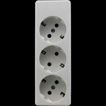 Tafelcontactdoos Tcd 3-Voudig Ra 45Gr Wit