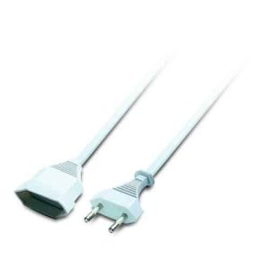Greenline Euro Verlengleiding 2.0Mtr 2x0.75mm2 Wit - Afbeelding 3