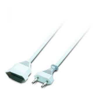 Greenline Euro Verlengleiding 5.0Mtr 2x0.75Mm Wit