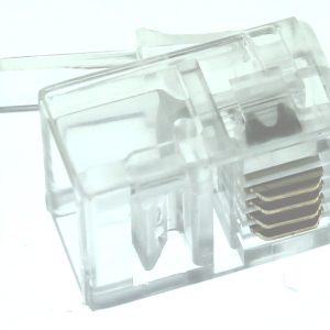 Blueline Telefoon 7121 Modulaire Plug 6P4C Tstl. RJ11 Blister per 10 stuks - Afbeelding 3