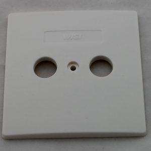 Wisi Dw42 Coax Afdekplaat Radio-Tv Aansluitdoos