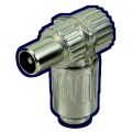 Coax Plug 2012D Male Haaks Metaal