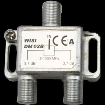 Coax Splitter Verdeler Dm02 2-Voudig Multitap F-Connector 4-862Mhz