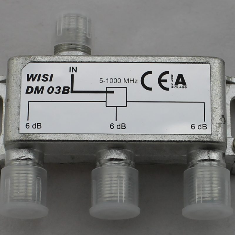 Coax Splitter Verdeler Dm03B 3-Voudig Multitap F-Connector 5-1000Mhz