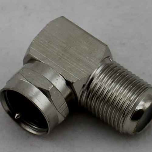 Coax Koppelstuk F-Connector Haaks 1xmale-1xfemale