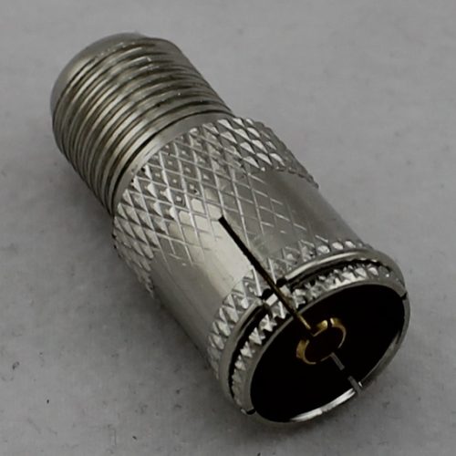 Coax Verloopplug Female-F-Connector Female