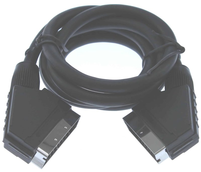 Scart Kabel 1.50Mtr Male Naar Male 21 Polig 5187 Basicline