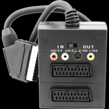 Scart Box 2-Voudig + Svhs + Tulp Omschakelbaar 0843