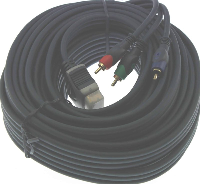Masterline Scart Kabel 5.0Mtr Male Naar 3xcinch Tulp Rgb L5534