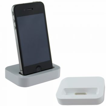 A-Dapt T005 Apple Docking Iphone-Ipod Wit Oplaadstation 3.5Mm Stereo