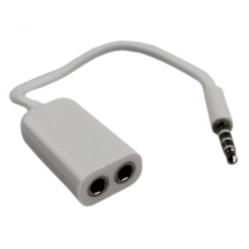 A-Dapt T061 Verloopkabel 3.5Mm - Naar 2x 3.5Mm