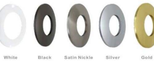 Puck Meubelspot Ledspot Losse Ring Zwart voor 7mm Spot