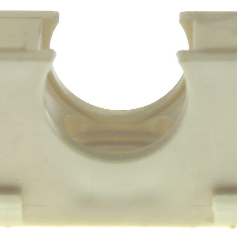 Polfix Klemblok 3/4 19Mm voor installatiebuis Creme Verpakt Per/100st Prijs is per stuk