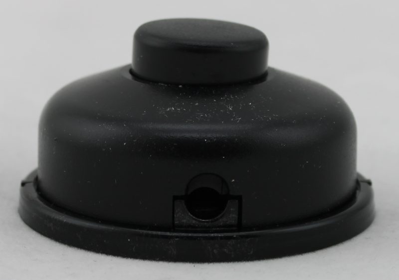 N&B Voetschakelaar 751 Rond Zwart