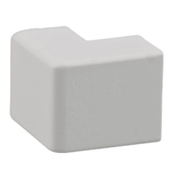 Canaline Plakgoot Kabelgoot Buitenhoekstuk 20x10 Wit Bls2 914944