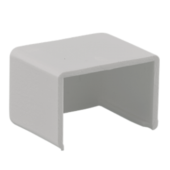 Canaline Plakgoot Kabelgoot Eindstuk 10x10Mm Wit Bls2 917910