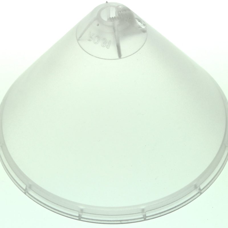 Plafondkapje 990 Met Schroef Transparant Zolderkap Topplaat