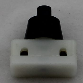 Inbouw Drukschakelaar Vlm Korte As Zwart met schroefbevestiging voor draden