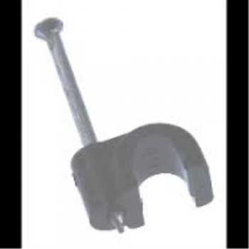 Snoerclips Kabelbeugel Rond 9Mm Per 100Stuks Doosje Zwart