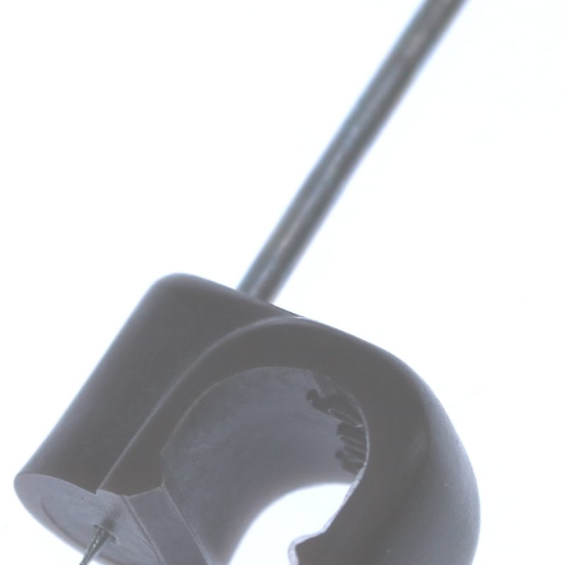 Snoerclips Kabelbeugel Rond 6Mm Per 25 Stuks Bruin