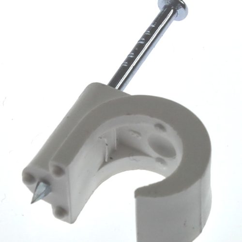 Spijkerclips Kabelbeugel 11-15Mm Wit P.100St Nr 700