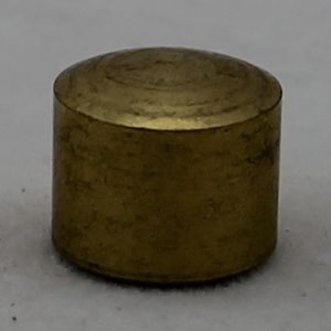 Verlichtingonderdeel Afsluitdop M10 Messing Recht