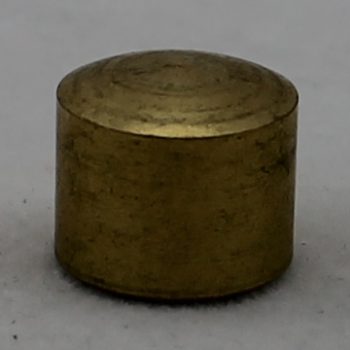 Verlichtingonderdeel Afsluitdop M10 Messing Recht