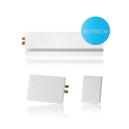 Mainline Starterskit Wit Linkerzijde 2.0Mtr Incl Klemmenblok en Eindkap