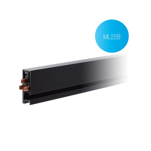 Mainline Zwarte Basisrail 2.2Mtr Ml22B Plint