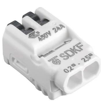 Tridonic Sdkf Lasklem Lasdop 2-Gaats Hefboom 0.2-2.5Mm 88167926 Per 100st