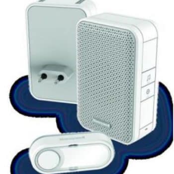 Honeywell Friedland  DC311SP2 RF 3-Serie Plug-in 4-melodie deurbel horizontaal wit/wit