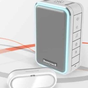 Honeywell Friedland  DC315SGL RF 3-Serie 6-melodie deurbel landscape Grijs/wit
