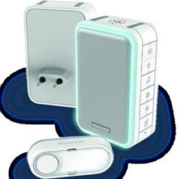 Honeywell Friedland  DC315SP2 RF 3-Serie 6-melodie USB deurbel Halo wit/wit