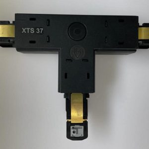 Nordic 3-Fase Spanningsrail Xts 37-2 T Connector Binnenzijde Links Zwart - Afbeelding 2