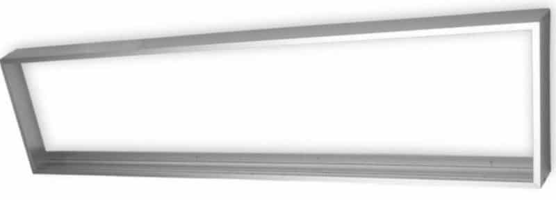 Greenline Led Paneel Inleg Opbouwrand Kit Wit 30x120cm