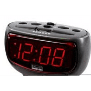 Balance Wekker 112574 Electrische Wekker Led Zwart 0.6 Inch