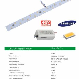 Bmc Led Magneetplaat Recht 7.5W 2700K 900Lumen L310xB25mm Vervangt TL5 8W - Afbeelding 3