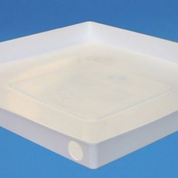 Nedco Lekbak Super 650x650x60Mm Met 2 Gaten Incl 2 Doppen en 1 Afvoer