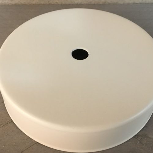 Plafondkap Stoere Zolderkap Metaal 95mmx25mm 1-Lichts Wit