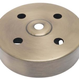 Plafondkap Stoere Zolderkap Metaal 95x25mm 5-Lichts Brons Geschuurd D580/4A - Afbeelding 2
