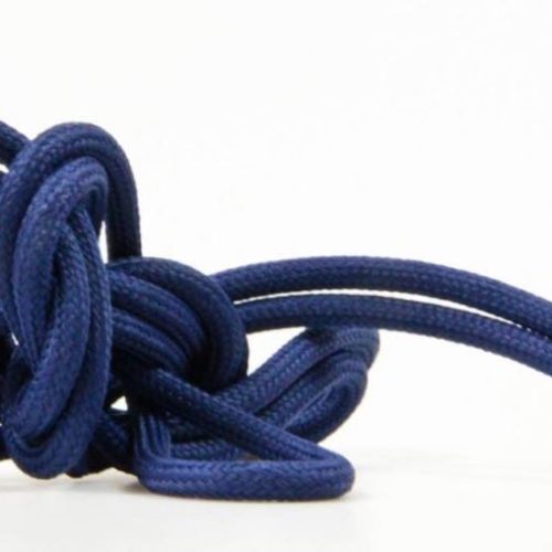 Vmvs TT-399 Omvlochten Stof 2X0.75Mm Mood Indigo L=3meter