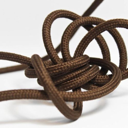 Vmvs TT-20 Omvlochten Stof 2X0.75Mm Seal Brown L=3meter