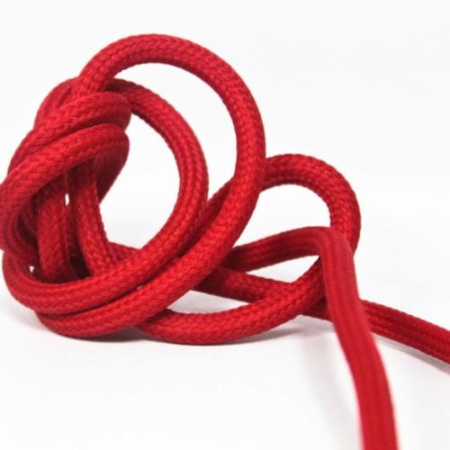 Vmvs TT-33 Omvlochten Stof 2X0.75Mm Rococco Red L=3meter