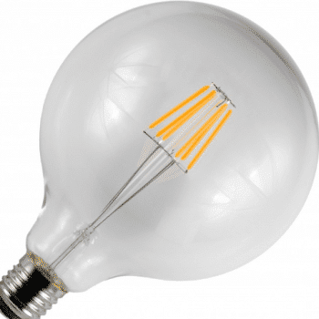 SPL Filament Led Globe 125mm E27 450Lm 5-5W 2200K TR-Dim Clear
