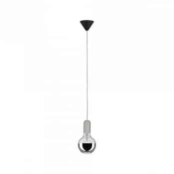 Paulm 503-32 Stoere Pendel E27 2-0 mtr kabel stof Koper  Beton Zwart