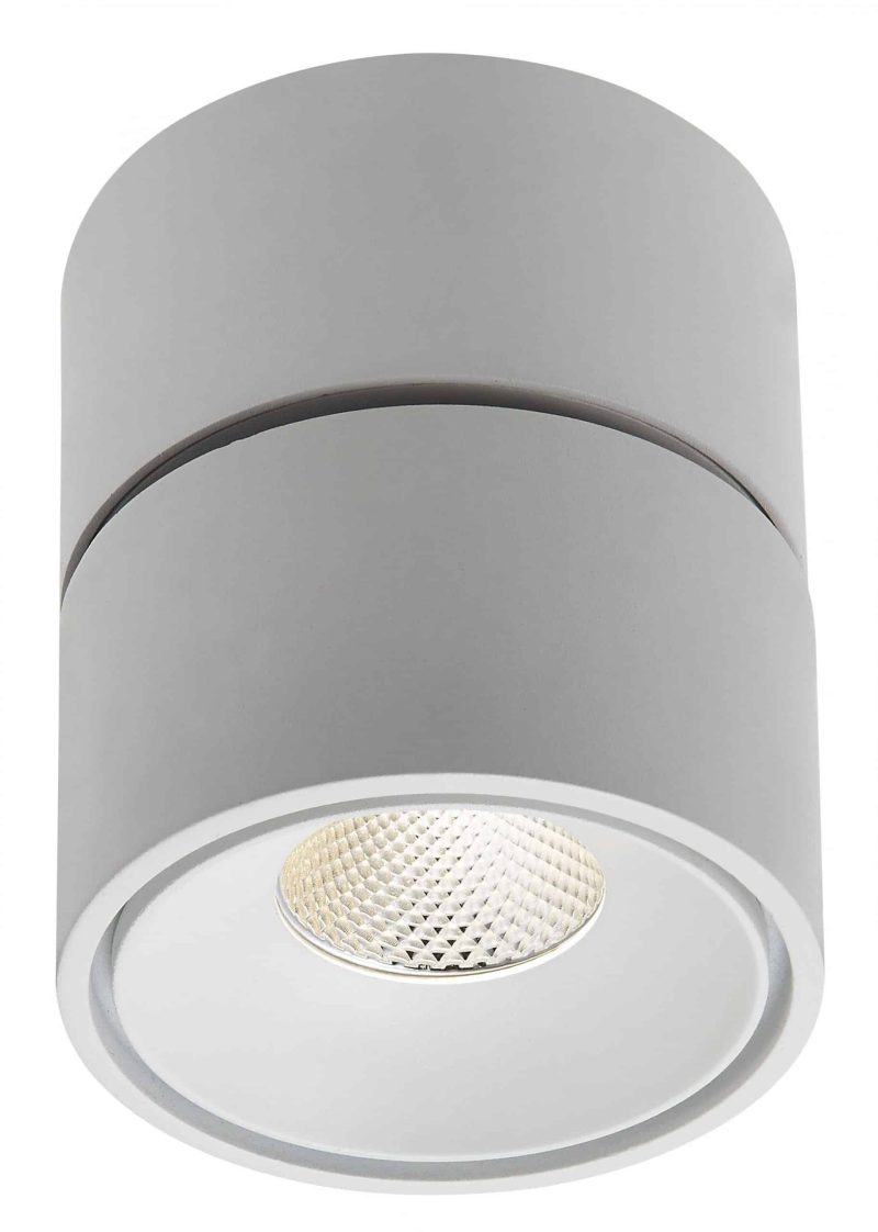 HP-Led LED Opbouw Spot Topper Zwart 10W 1000L 3000K Wentel 110*115
